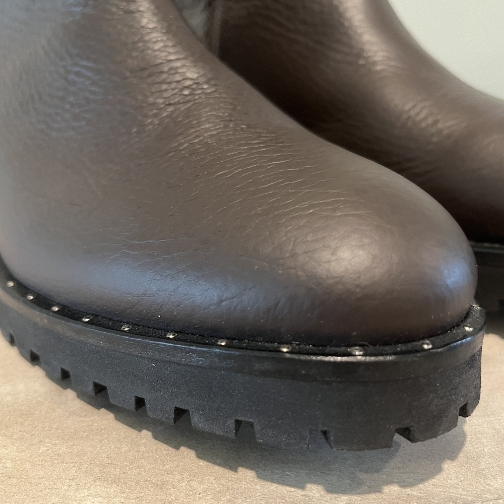 Ilsa Jacobsen Brown Leather‎ Chelsea Zip Ankle Up Boot Size 7.5US/38EU/5UK.… - Picture 6 of 16